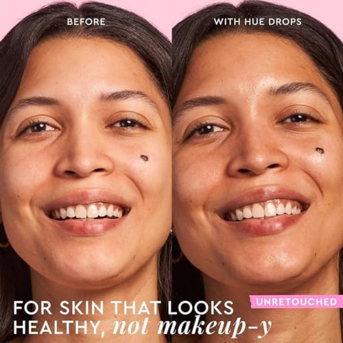 Glow Recipe Hue Drops Tinted Face Serum - Bronzing Drops to Brighten & Hydrate - Skincare Makeup Primer & Liquid Highlighter to Blur Pores for a Radiant, Even Skin Tone - Sunglow (40ml)