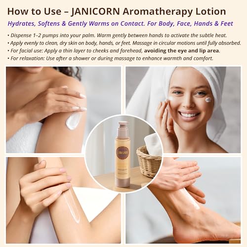 Frankincense & Lavender Aromatherapy Lotion ? Lightweight Moisturizer for Body & Massage, Gentle Warming Care with Resinous-Floral Aroma for Calming Self-Care Rituals, 3.4 fl oz / 100 ml