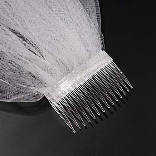 Pangda 10 Pieces Clear Hair Combs Women Hair Clip Combs 14 Teeth Plastic Bridal Wedding Veil Combs for Fine Hair Styling Accessories