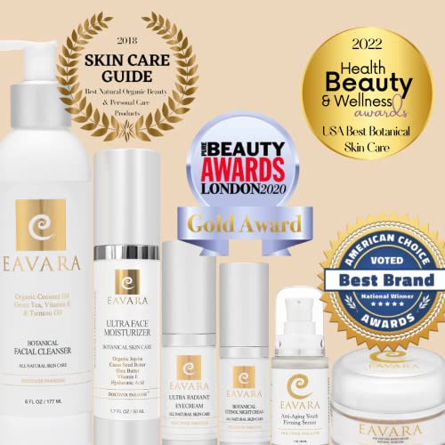 Organic Anti Aging Anti Wrinkle Serum | Award Winning Face Serum to Reduce Wrinkles and Fine Lines | Firming, Tightening, Lifting, & Rejuvenating | Hydrating Natural Organic Skin Care