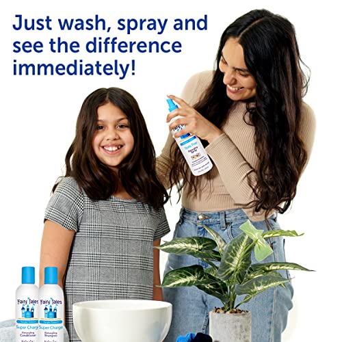 Fairy Tales Tangle Tamer Static Free Detangling Spray - Detangler Spray for Kids - Paraben Free, Sulfate Free, Gluten Free, Nut Free - 12 oz