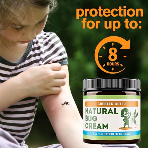 Magnum Solace Natural Bug Cream - No Spray Formula, Made with Plant Essential Oils, Safe for Kids