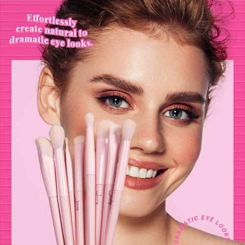 Jessup Pink Makeup Brushes Set 14Pcs Make up Brushes Premium Vegan Foundation Concealer Blush Eyeshadow Eyeliner Powder Highlighter Blending Face Brush Set with Gift Box, T495-G