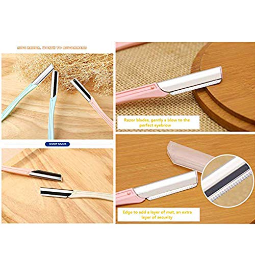 Eyebrow Razor 9 Pack, Precision Facial Hair Trimmer for Women, Eyebrow Shaper Facial Razor for Men