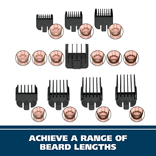 Wahl Groomsman Rechargeable Beard Trimmer kit for Mustaches, Nose Hair, and Light Detailing and Grooming with Bonus Wet/Dry Battery Nose Trimmer ? Model 5622v