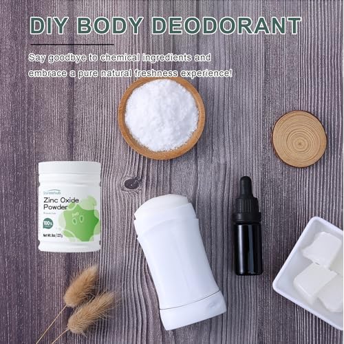 Zinc Oxide Powder, 8OZ 100% Purity, Non-Nano and Uncoated, Cosmetic Grade, Zinc Oxide Powder for DIY Sunscreen