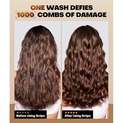 Collagen Hair Mask for Deep Conditioning, Keratin Hair Treatment with 4 Hydrolyzed Proteins, Moroccan & Avocado Oils Conditioner for Nourish, Calendula Gentian Extracts Care Dry & Damaged Hair