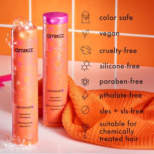 amika normcore signature shampoo, 500ml