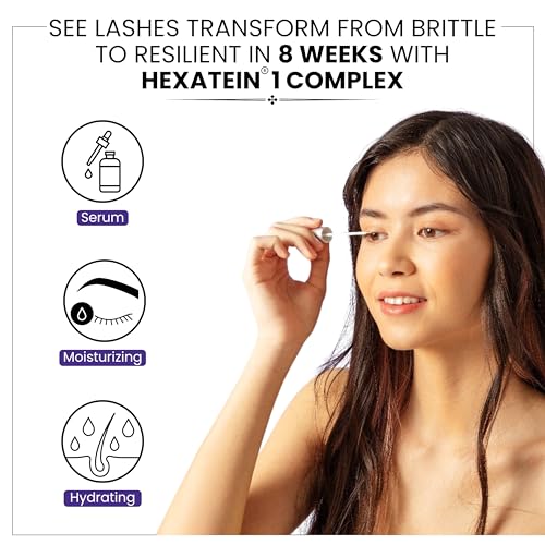 RapidLash Eyelash Enhancing Serum with HEXATEIN 1 Complex ? Lash Serum for Eyelashes Conditioning & Hydrating ? Longer-Looking, Fuller and Thicker Appearing Lashes ? 3 mL / 0.1 fl oz