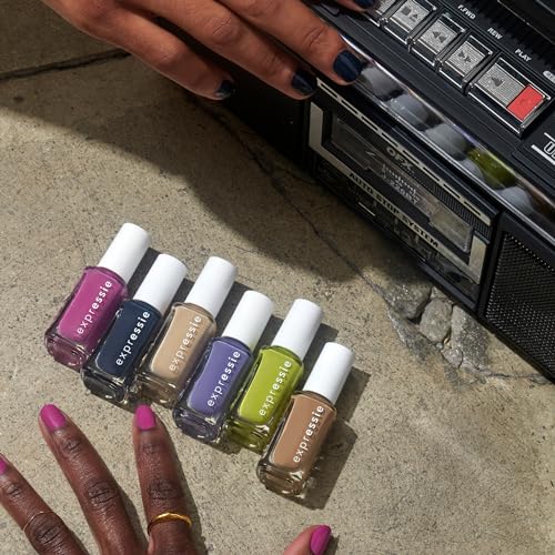 essie Expressie Nail Polish, Quick-Dry Brown Nail Polish, Power Moves, Vegan, Never Skip A Beat, 0.33 fl oz