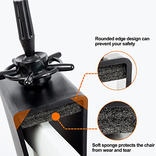 Mannequin Head Clamp Stand for Chairs, Adjustable Wig Head Stand Holder for Cosmetology Hairdressing Seat Back Clamp (Small)