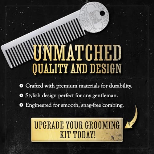 Mustache Balm for Men & Mustache Protector ? Natural Styling & Conditioning Grooming Kit ? Soften & Shape Facial Hair 2oz ? Death Grip (Mustache Gift Set)