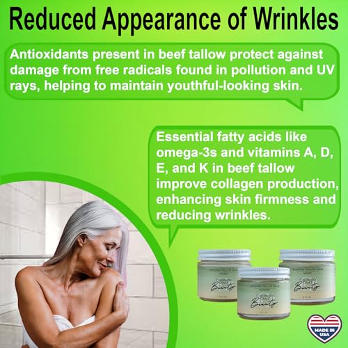 Whipped Tallow Balm, Healing Formula, Pasture Raised, 2 fl oz (Packaging May Vary)