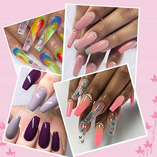 10 Pcs Rough Nail File 100/180 Grit, Heavy Duty Nail Files for Acrylic/Natural Nails, Emery Boards for Nails, Strong Finger Nail Filler, Coarse Nail File for Home and Salon Use