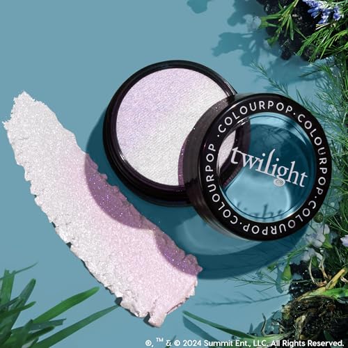 ColourPop x Twilight Super Shock Highlighter Makeup - High-Pigment, Cr?me-Powder Face Makeup - Buildable & Blendable Formula with a Unique Bouncy Texture - Meadow (0.15 oz)