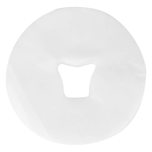 200pcs Massage Bed Hole Towel Disposable Non Woven Face Covers Fabric Massage Table Bed Pillow Hole Towel Face Hole Mat Salon Bed Face Hole Cover for Massage Chairs