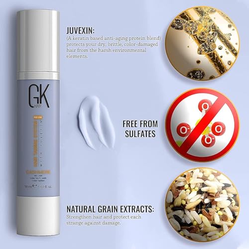 GK HAIR Global Keratin Moisturizing Shampoo and Conditioner Sets (Moist 100ml Cashmere 50ml)