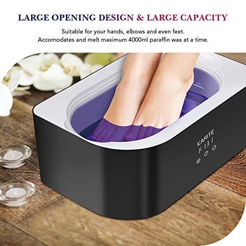 KARITE Paraffin Wax Refills, 10 Pack Lavender Scented Paraffin Wax Beads Blocks for Paraffin Bath, Paraffin Wax Machine Refills for Hand Feet Dry Skin,Rrelieves muscle fatigue, Hydration and nourish