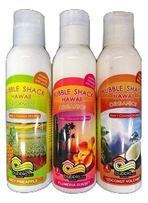 Bubble Shack Hawaii Organics Aloe Coco Lotion Trio