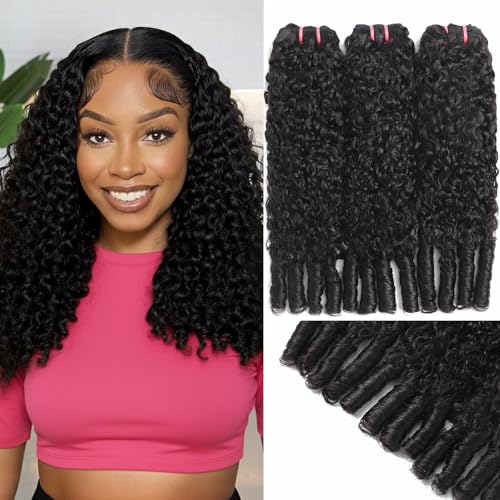 Beauty Queen 16A Burmese Curly Bundles Human Hair 18 20 22 Inch 100% Unprocessed Virgin Remy Bundles 3C4A Burmese Curly Human Hair Full And Thick Hair Extensions