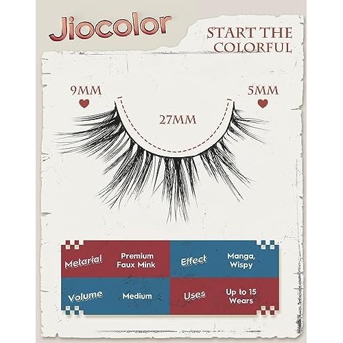 Natural Lashes That Look Like Extensions Strip Lashes Natural Look Thin Band Wispy Eyelashes 13mm Cat Eye False Eyelashes Foxy Eye Lashes 12 mm 7 Pairs S10