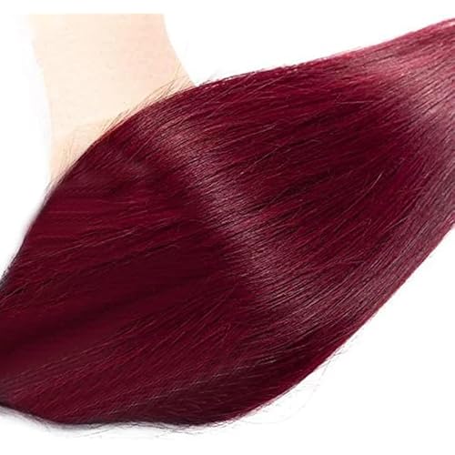 Burgundy Human Hair Bundles 99J Straight3 Bundles 18 20 22 inch Unprocessed Brazilian Virgin Hair Color Red Bundle