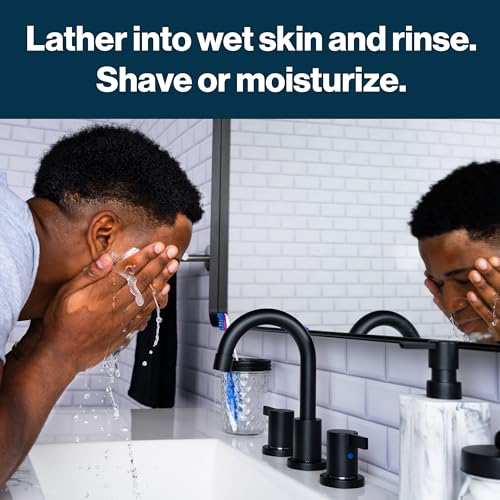 Gillette SkinGuard Face Scrub for Men, 5 oz Daily Cleansing Exfoliating Face Scrub with Shea Butter and Charcoal