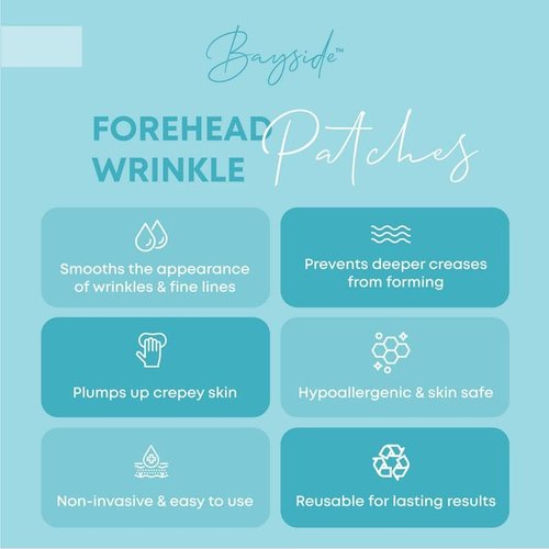 Forehead Wrinkle Patches, Crow’s Feet Patches & Face Lift Tape | Complete Wrinkle Patch Bundle | All-In-One Anti-Aging Smoothing System for Fine Lines, Firming, Lifting & Overnight Wrinkle Prevention