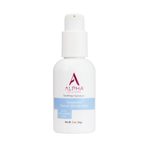 Alpha Skin Care Renewal Serum Concentrated with 14% Glycolic AHA and Alpha Skin Care Essential Facial Moisturizer with Hyaluronic Acid