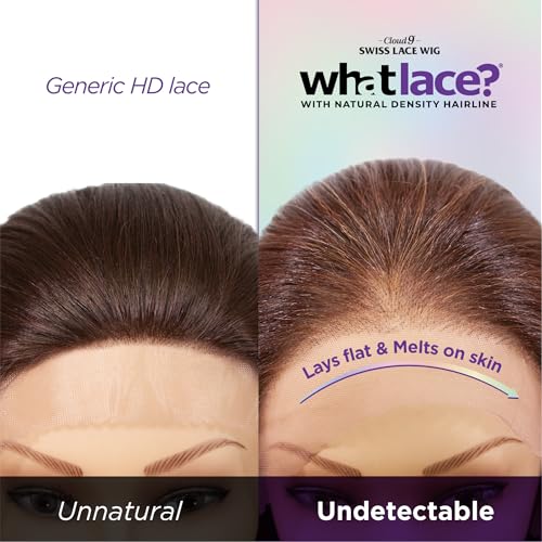 Sensationnel What Lace 13X6 Wigs - Latisha Lacefrontal Hand Tied Glueless Synthetic With Natural Density Preplucked Hairline (Off Black 1B)