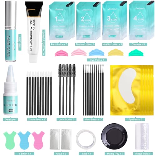 Lash Lift Kit, Eyelash Lift Kit, Lash Perm Kit for Long-Lasting Curl, Eyelash Lift & Color, Professional & Beginner Friendly Eyelash Perm Kit for Salon or At-Home Use