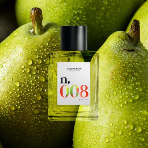 Noteworthy n,008 Say Yes Eau De Parfum ? Pear, Gardenia, Sandalwood | Sophisticated, Warm Fragrance for Any Occasion | Long-lasting Unisex Perfume for Women & Men (100ml)
