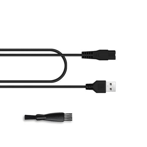 Midnt Charger for Manspot Trimmer,Replacement Charger Cord Charging Cable Compatible with Manspot Groin Hair Trimmer with Cleaning Brush,5V 1A and 3.3FT Power Cord for Manspot.