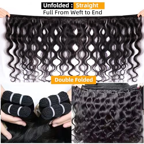 15A Raw Bundles Human Hair 100% Unprocessed Body Wave Bundles Virgin Human Hair Raw Extensions Weave NO.1 Quality One Direction Cuticles Raw Hair Can Be Dyed Bleached Thick Ends 18 20 22 Inch