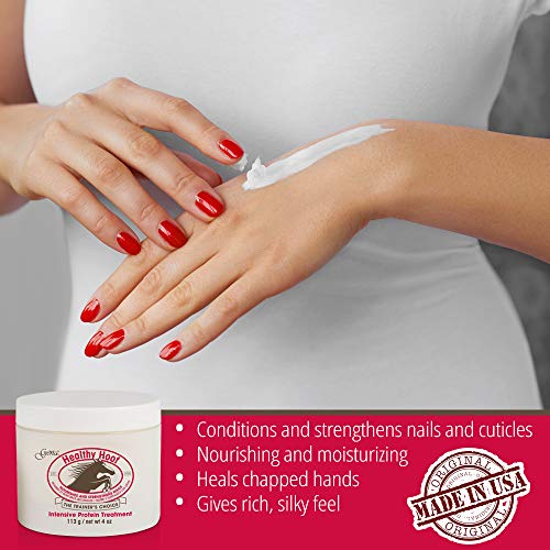 Gena Healthy Hoof Cream Complete Cuticle and Nail Care, to Moisturize, Condition and Treat Cuticles and Strengthen Nails, 4 Oz (Pack of 1)