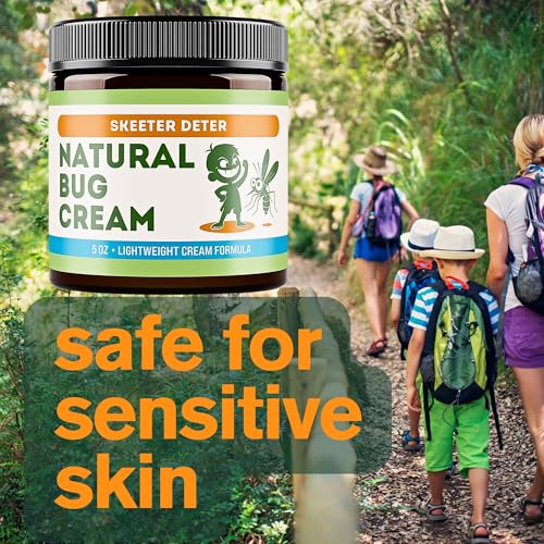Magnum Solace Natural Bug Cream - No Spray Formula, Made with Plant Essential Oils, Safe for Kids