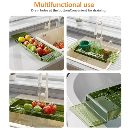 Bathtub Caddy Tray, Adjustable Bath Tray for Tub, Bath Accessories, Tub Caddy for Bathroom Luxury Spa, Expandable Size Bath Tub Organizer with Anti-Slip mat, Fits Most Tubs