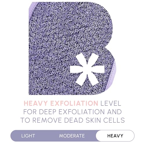 Brooklyn Botany Exfoliating Mitt for Bath and Shower ? Heavy Duty Exfoliating Body Scrubber for Massage and Dead Skin Remover for Body ? 1 Mitt