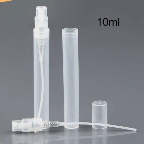 100Pcs/Pack,Frosted Plastic Tube Empty Refillable Perfume Bottles Spray for Travel and Gift,Mini Portable pen
