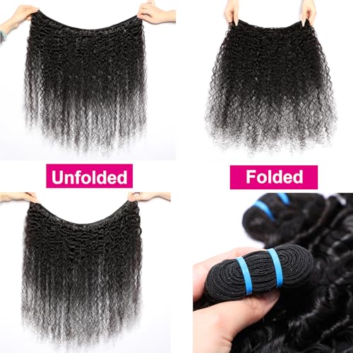 Lemoda Burmese Curly Bundles Human Hair 18 18 18 Inch 100% Unprocessed Virgin Weave 3 Bundles Real Human Hair Extensions 14A Raw Burmese Curly Human Hair Bundles for Black Women Natural Black