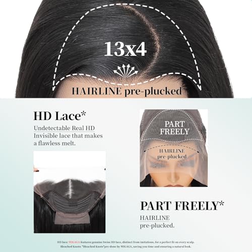 13x4 HD Lace Front Wig Honey Blonde 26 Inch Synthetic Straight Hair with Sunkissed Highlights Pre Plucked Glueless Wig for Black Women