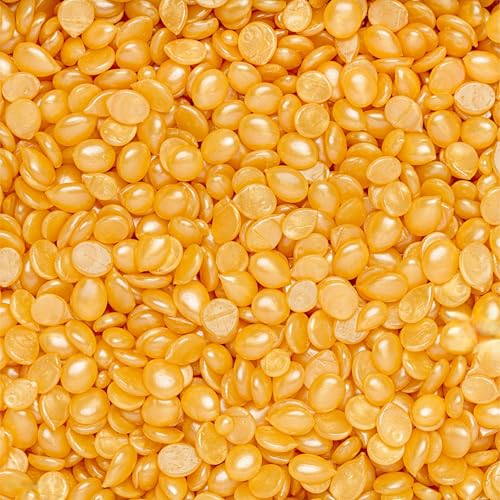 Hard Wax Beads for Brazilian Waxing ? 1.1lb Hair Removal Wax Beads for Coarse Hair, Face, Underarms, Back, Chest, Bikini & Legs | Coarse to Fine Hair Formula + Gloves & 10 Large Applicator Sticks