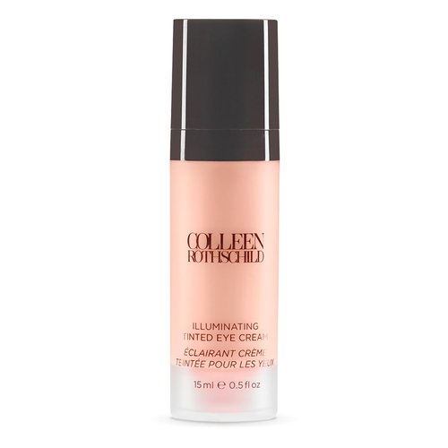 COLLEEN ROTHSCHILD Illuminating Tinted Eye Cream | Instant Brightening Effect | Nourishes & Targets Dark Circles | With Hyaluronic Acid, Caffeine, Pearlized Pigments & Peptides (0.5 fl oz)