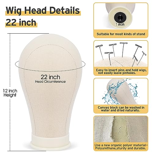 Klvied Wig Mannequin Stand with Head for Desktop,Rose Golden