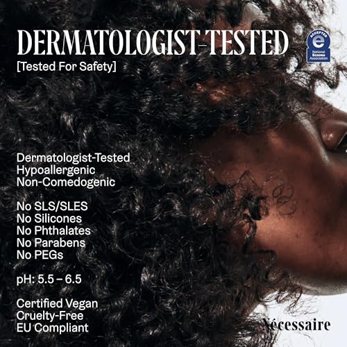 N?cessaire The Shampoo. Hyaluronic Acid + Vitamin B Complex Shampoo for Women & Men.