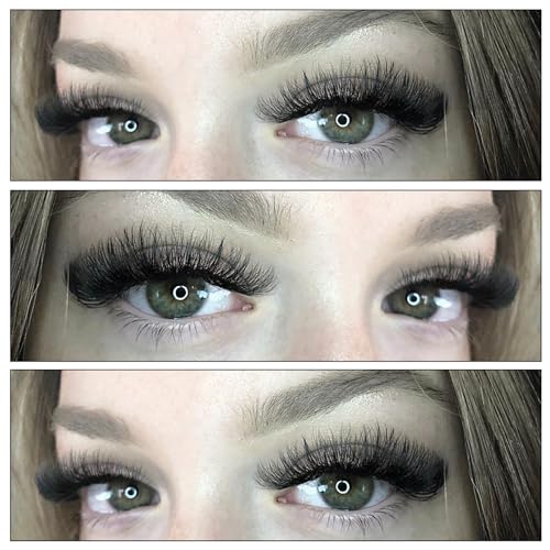 Volume Lash Extensions 0.05D,Blooming Eyelash Extension Mix-8-15mm, Easy Fan Volume Lashes Fluffy Soft, D Curl Matte Black Self Fanning Lash Extension Professional Eyelash Extensions