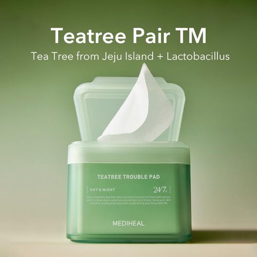 MEDIHEAL Daily Soothing Care Teatree Trouble Toner Pads (1+1)