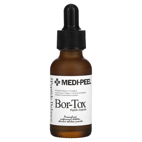 Medi-Peel 5Growth Factor Bor-Tox Peptide Ampoule 30ml, Hydrolyzed Collagen, Anti-Aging Serum, Anti-Wrinkle, Skin Elasticity, Blemish Care, Reduce Fine Lines, Hyaluronic Acid, Korean Skin Care