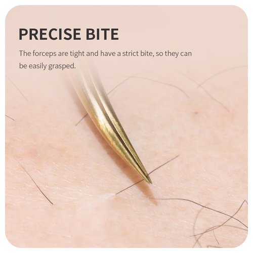 ANNAFRIS Lash Tweezers for Eyelash Extensions,Precision Fiber Tip for Volume Eyelash Extension,Lash Extension Tweezers for Easy Application and Removal (Black, 3PCS-03)
