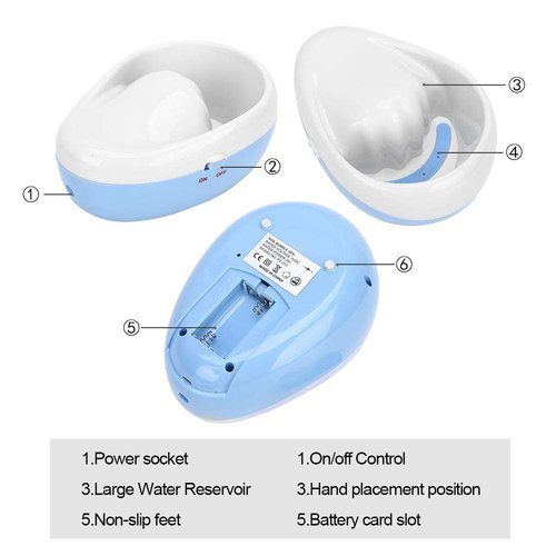 Electric Bubble Nail Soaking Bowl, Durable Manicure Hand Bowl Jet Spa Massage Nail Treatment Remover Manicure Spa Tool for Soak Soothing Relaxing Manicure Machine Soften Cuticles
